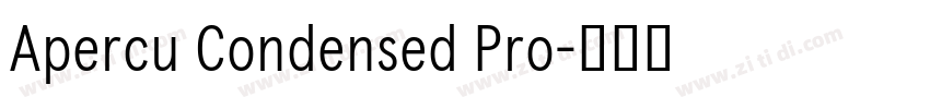 Apercu Condensed Pro字体转换